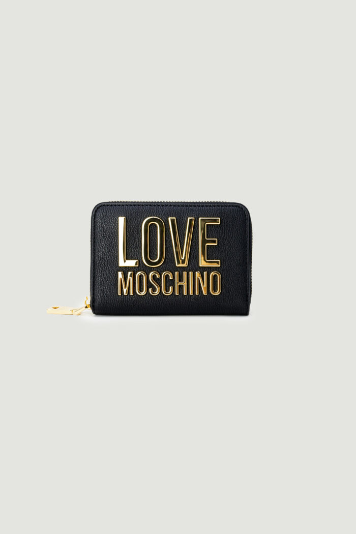 Portafoglio piccolo Love Moschino LETTERING Nero – 72960