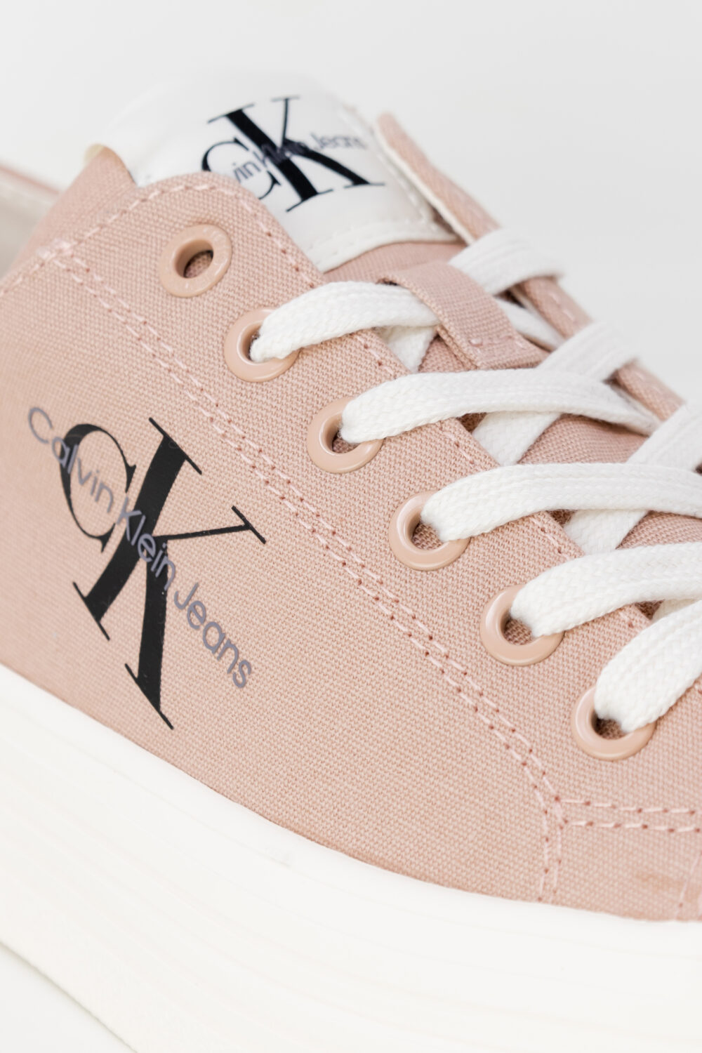 Sneakers Calvin Klein Jeans VULC FLATFORM ESSENT Beige - Foto 2