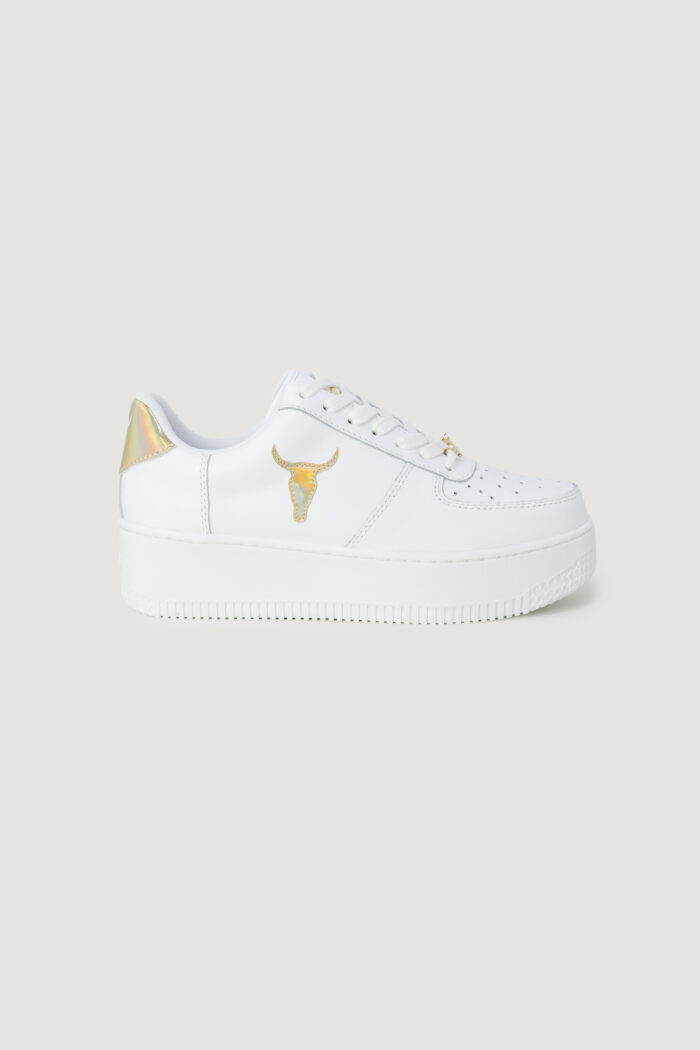 Sneakers Windsor Smith WHITE+GOLD HOLO PU Oro – 104212