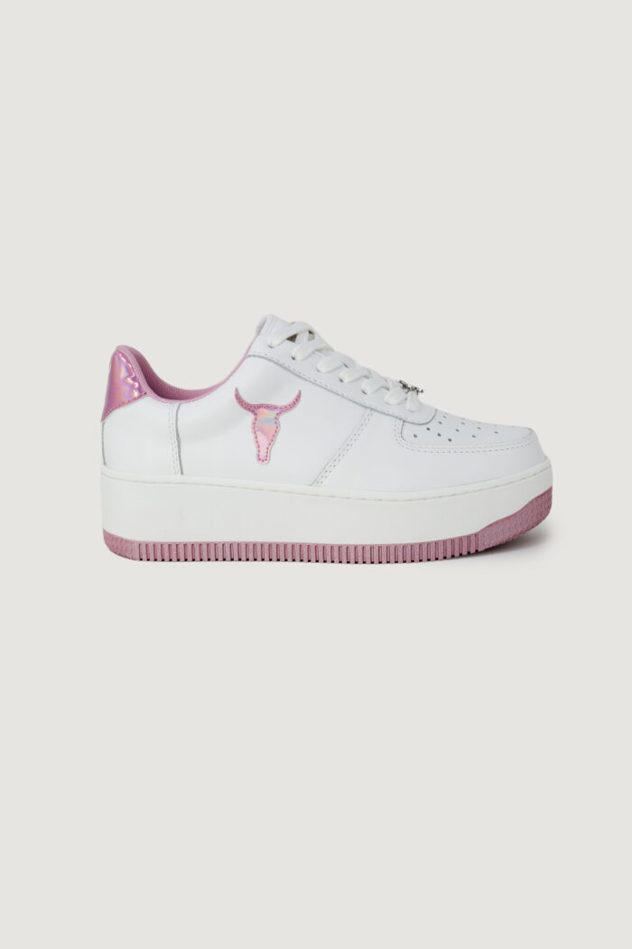 Sneakers Windsor Smith WHITE+PINK HOLO PU Rosa