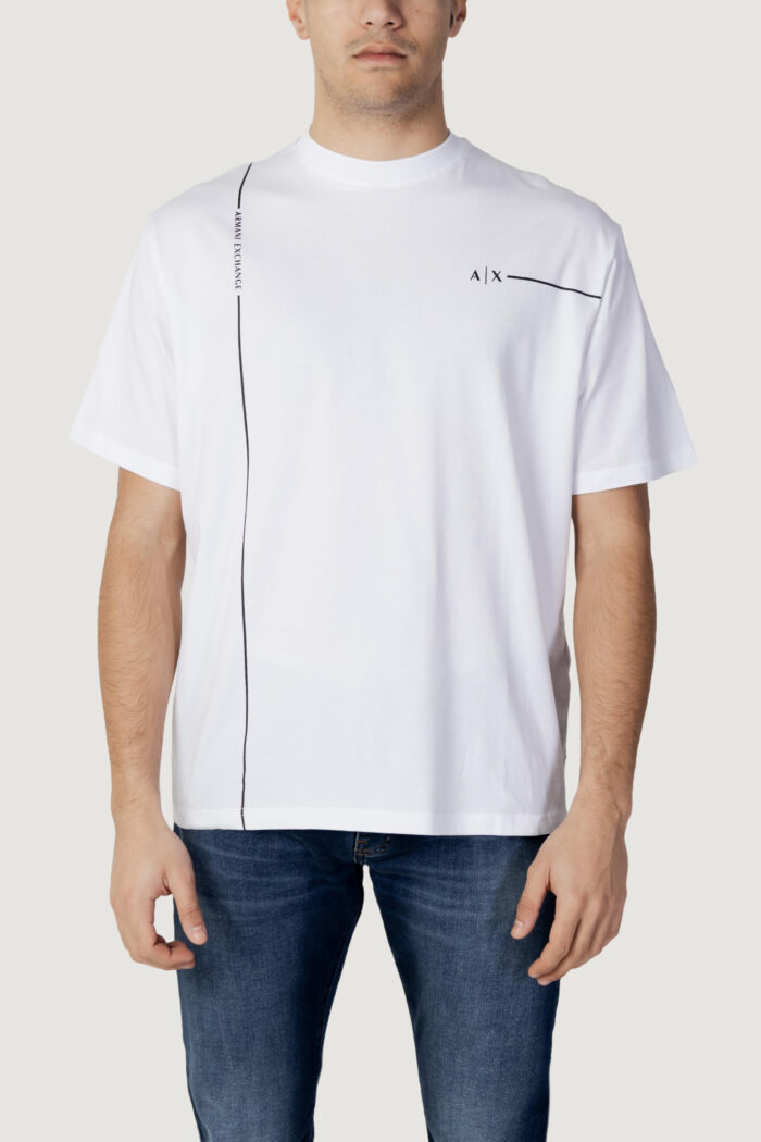 T-shirt Armani Exchange STAMPA MINIMAL Bianco – 104303