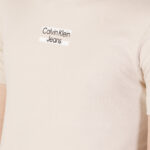 T-shirt Calvin Klein Jeans TRANSPARENT STRIPE L Beige - Foto 2