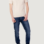 T-shirt Calvin Klein Jeans TRANSPARENT STRIPE L Beige - Foto 5