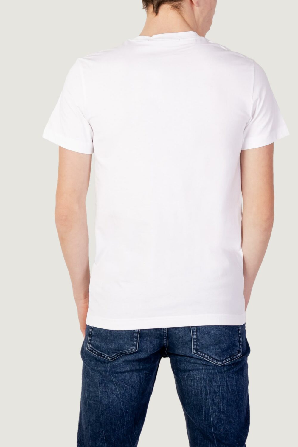 T-shirt Calvin Klein Jeans CK SPRAY TEE Bianco - Foto 3