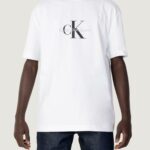 T-shirt Calvin Klein Jeans MONOLOGO OVERSIZED T Bianco - Foto 4