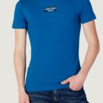 T-shirt Calvin Klein Jeans TRANSPARENT STRIPE L Blu - Foto 1