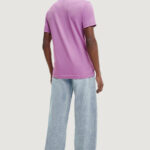 T-shirt Calvin Klein Jeans STACKED LOGO TEE Magenta - Foto 4