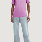 T-shirt Calvin Klein Jeans STACKED LOGO TEE Magenta - Foto 5