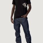 T-shirt Calvin Klein Jeans CK SPRAY TEE Nero - Foto 3