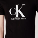 T-shirt Calvin Klein Jeans DISRUPTED MONOLOGO T Nero - Foto 2