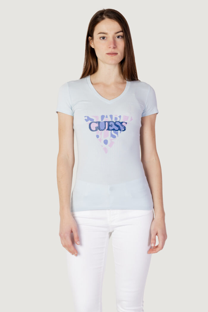 T-shirt Guess SS VN AMALIA TEE Celeste – 101245