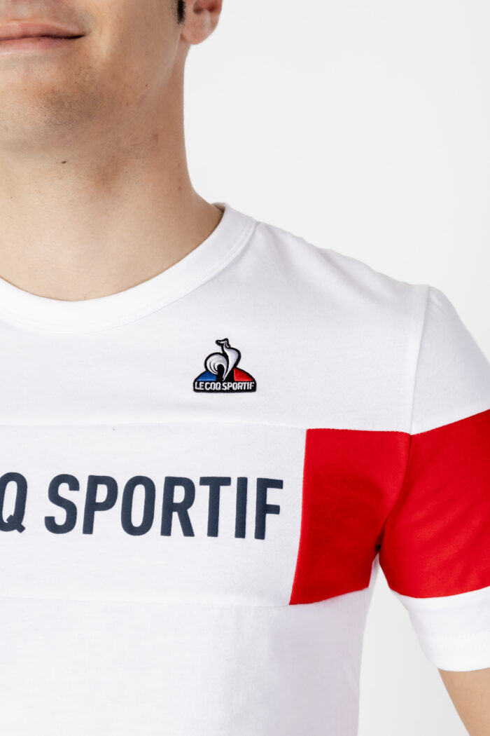 T-shirt Le Coq Sportif TRI Tee SS N°1te Bianco – 103601