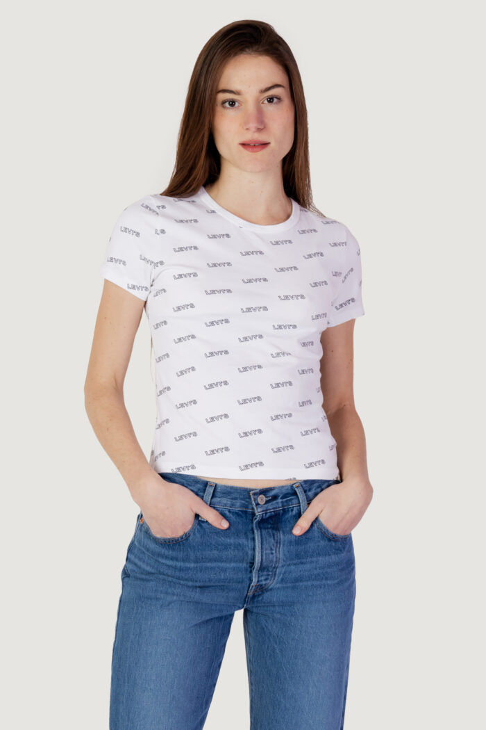 T-shirt Levi’s® GRAPHIC RICKIE TEE Bianco – 104254