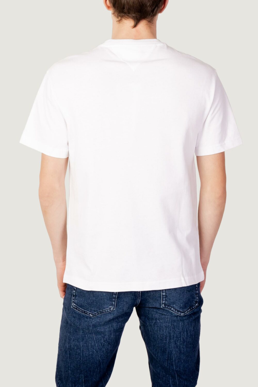 T-shirt Tommy Hilfiger Jeans TJM CLSC MODERN SPOR Bianco - Foto 4
