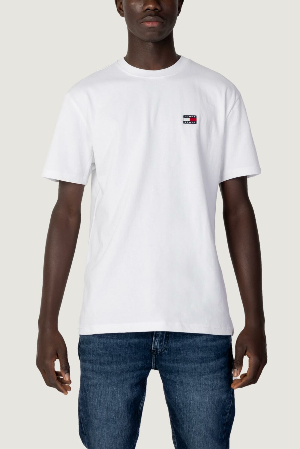 T-shirt Tommy Hilfiger Jeans TJM CLSC TOMMY XS BA Bianco - Foto 4