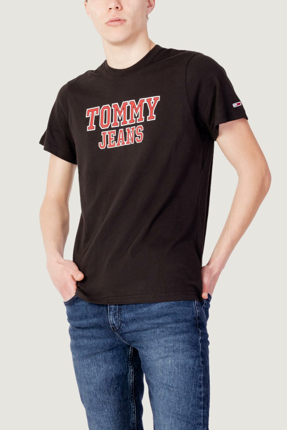 T-shirt Tommy Hilfiger Jeans TJM ESSENTIAL TJ TEE Nero - Foto 1