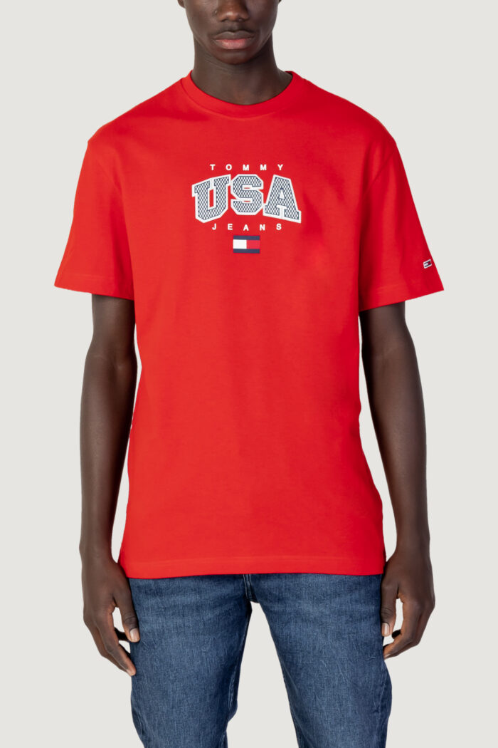 T-shirt Tommy Hilfiger TJM CLSC MODERN SPOR Rosso – 101660