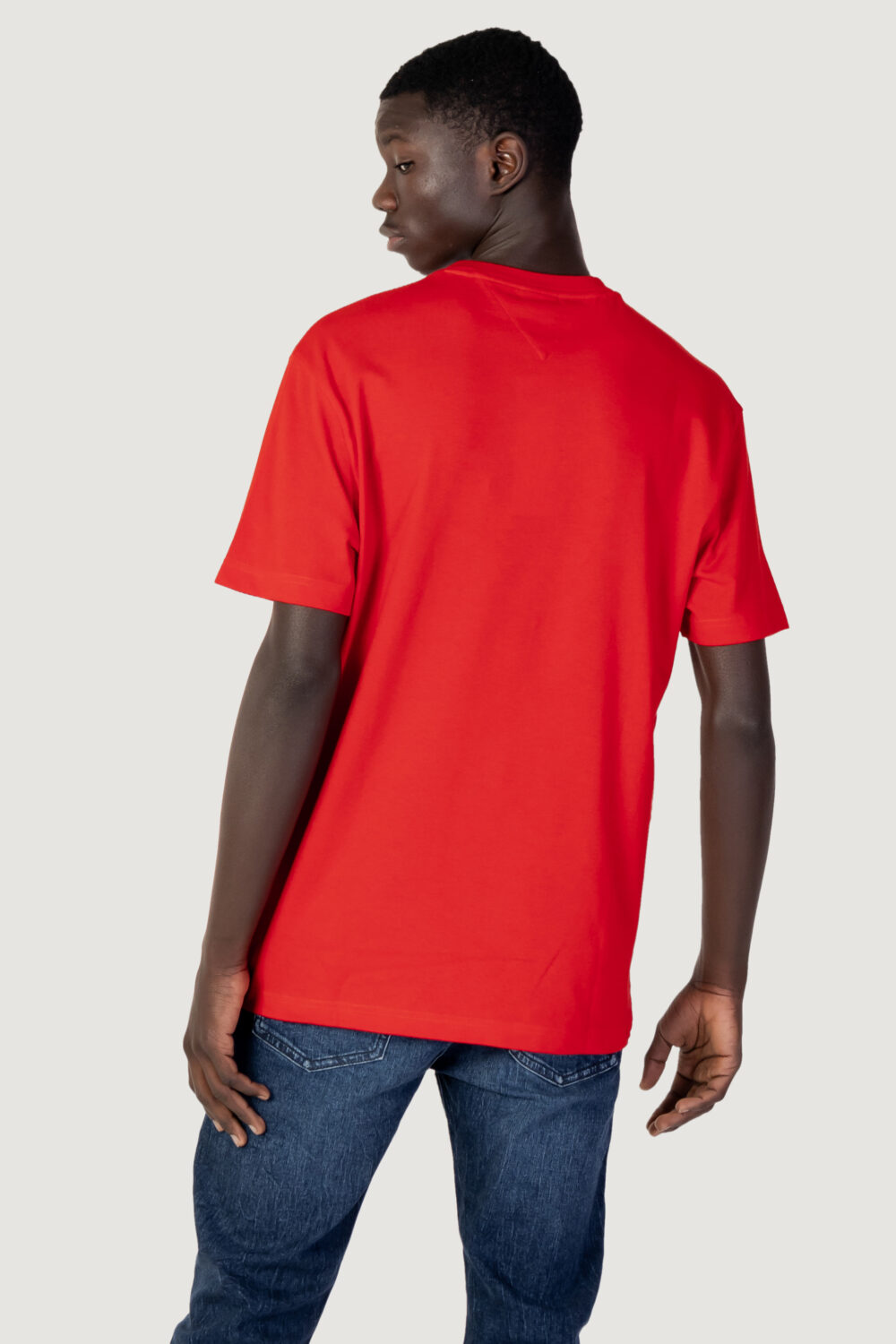 T-shirt Tommy Hilfiger Jeans TJM CLSC MODERN SPOR Rosso - Foto 4