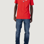 T-shirt Tommy Hilfiger Jeans TJM CLSC MODERN SPOR Rosso - Foto 5