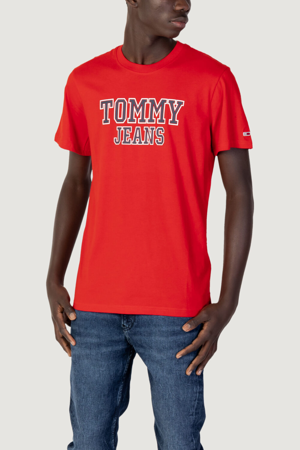 T-shirt Tommy Hilfiger Jeans TJM ESSENTIAL TJ TEE Rosso - Foto 1