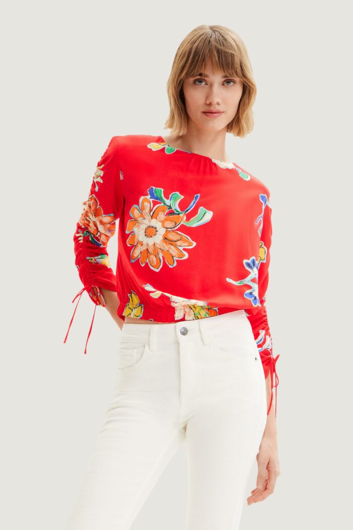 Bluse manica lunga Desigual BLUS LANDI Rosso – 102938