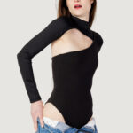 Body Calvin Klein Jeans ASYM CUT OUT FABRIC Nero - Foto 1