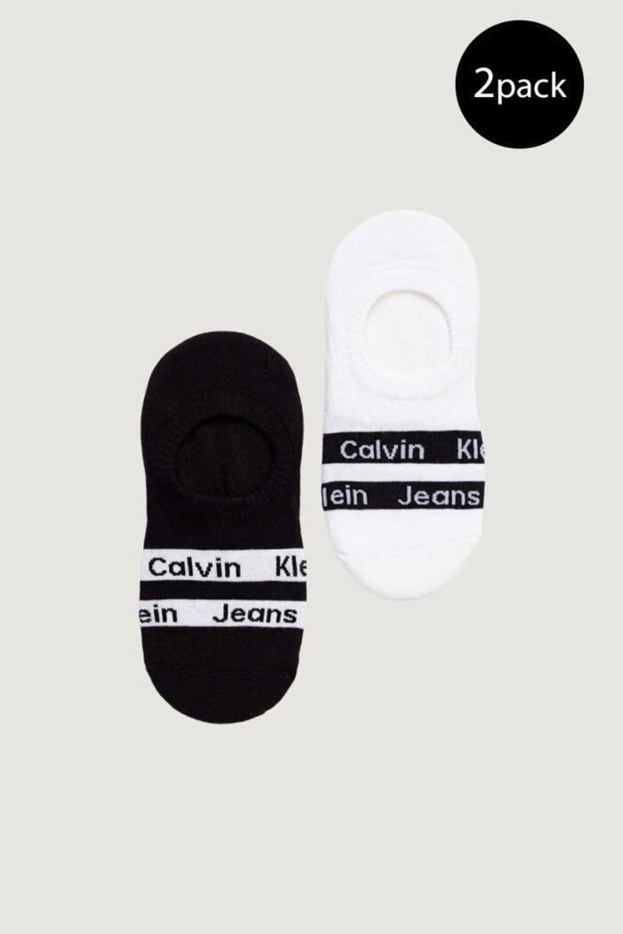 Calzini Calvin Klein N FOOTIE HIGH CUT 2P Bianco – 104387