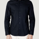 Camicia manica lunga Armani Exchange TESSUTO LAVORATO Blu - Foto 5
