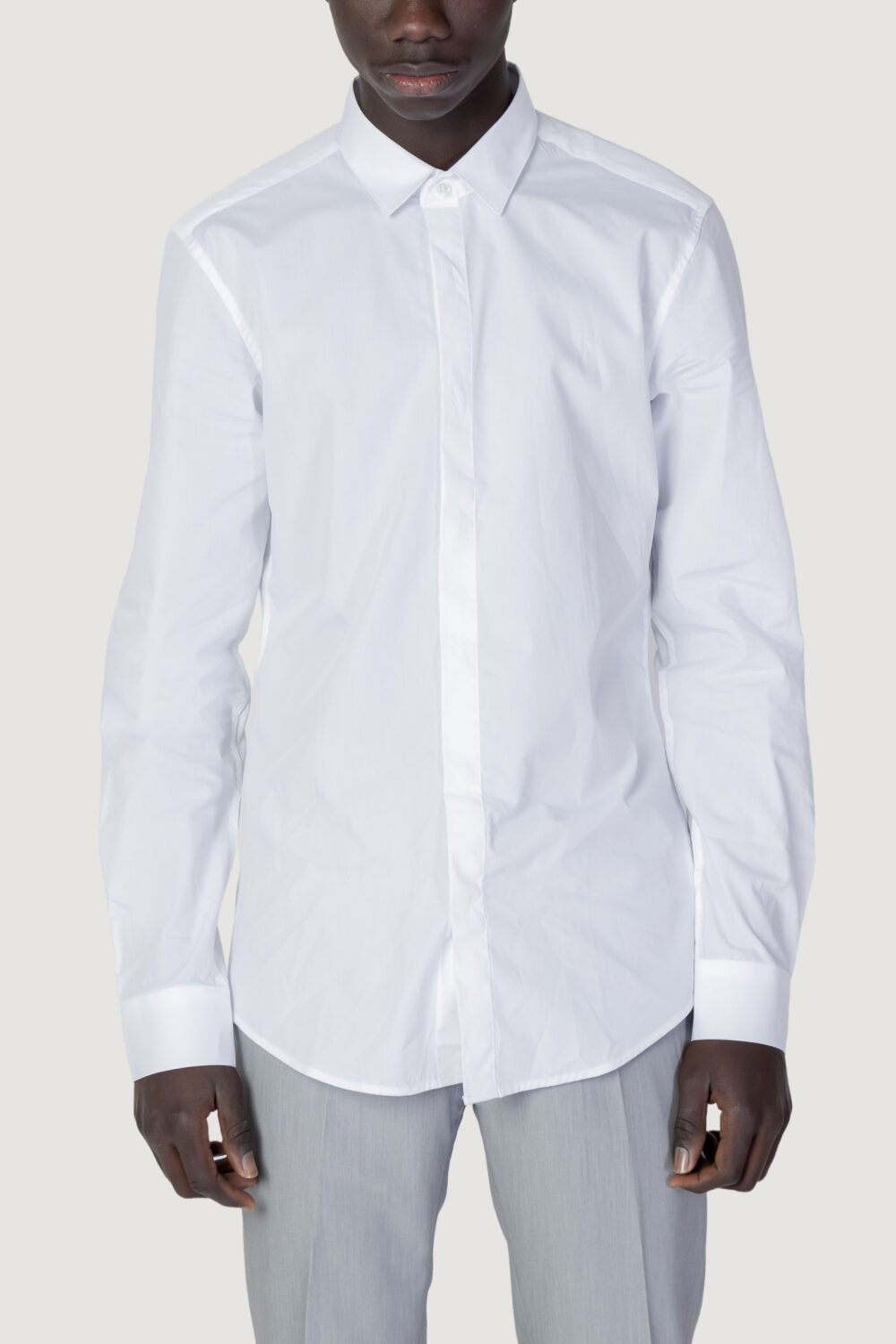 Camicia manica lunga Antony Morato LONDON SLIM FIT Bianco - Foto 5