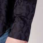Camicia manica lunga Armani Exchange MULTILOGO Blu - Foto 5