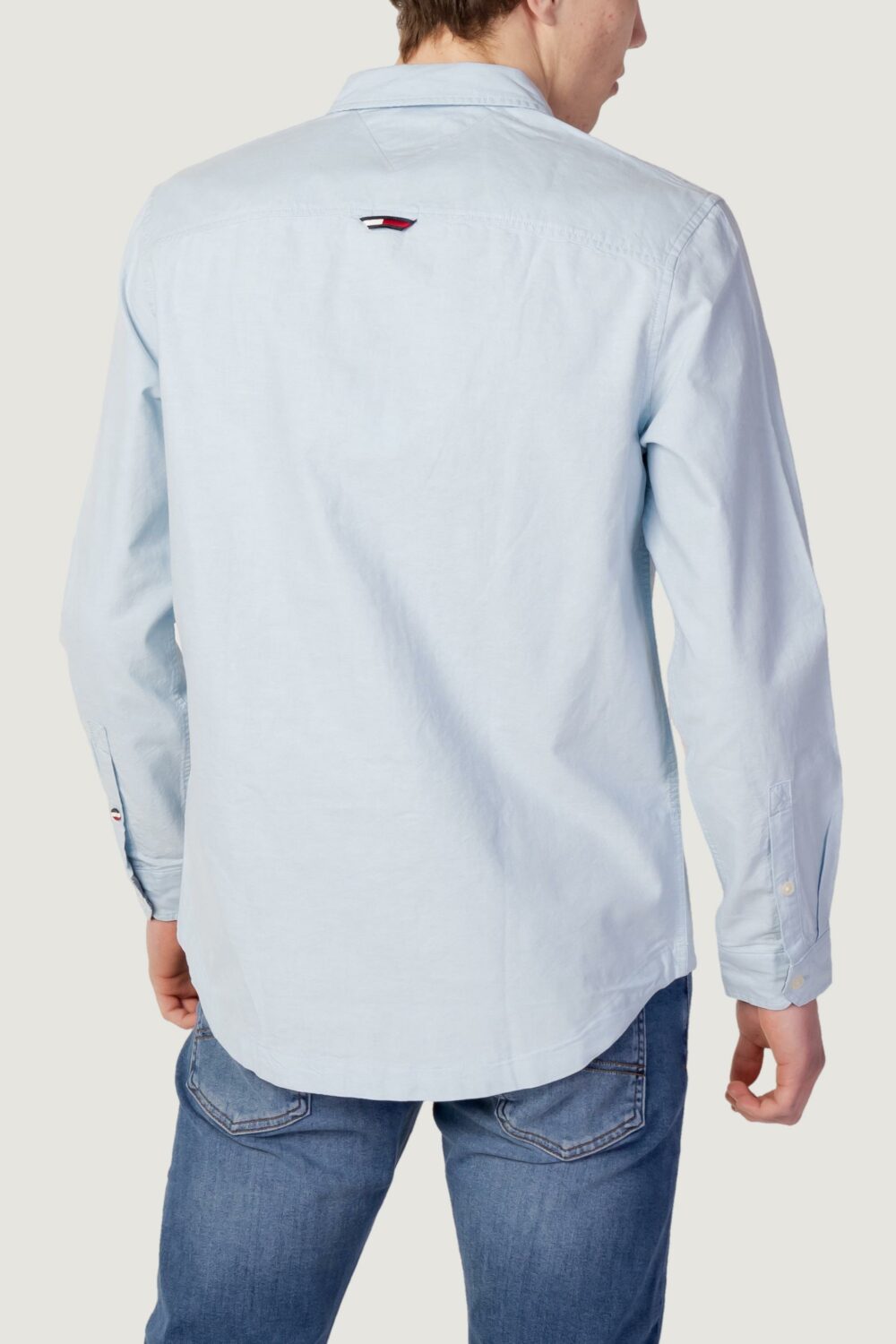 Camicia manica lunga Tommy Hilfiger Jeans TJM CLASSIC OXFORD S Celeste - Foto 3