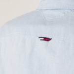 Camicia manica lunga Tommy Hilfiger Jeans TJM CLASSIC OXFORD S Celeste - Foto 4