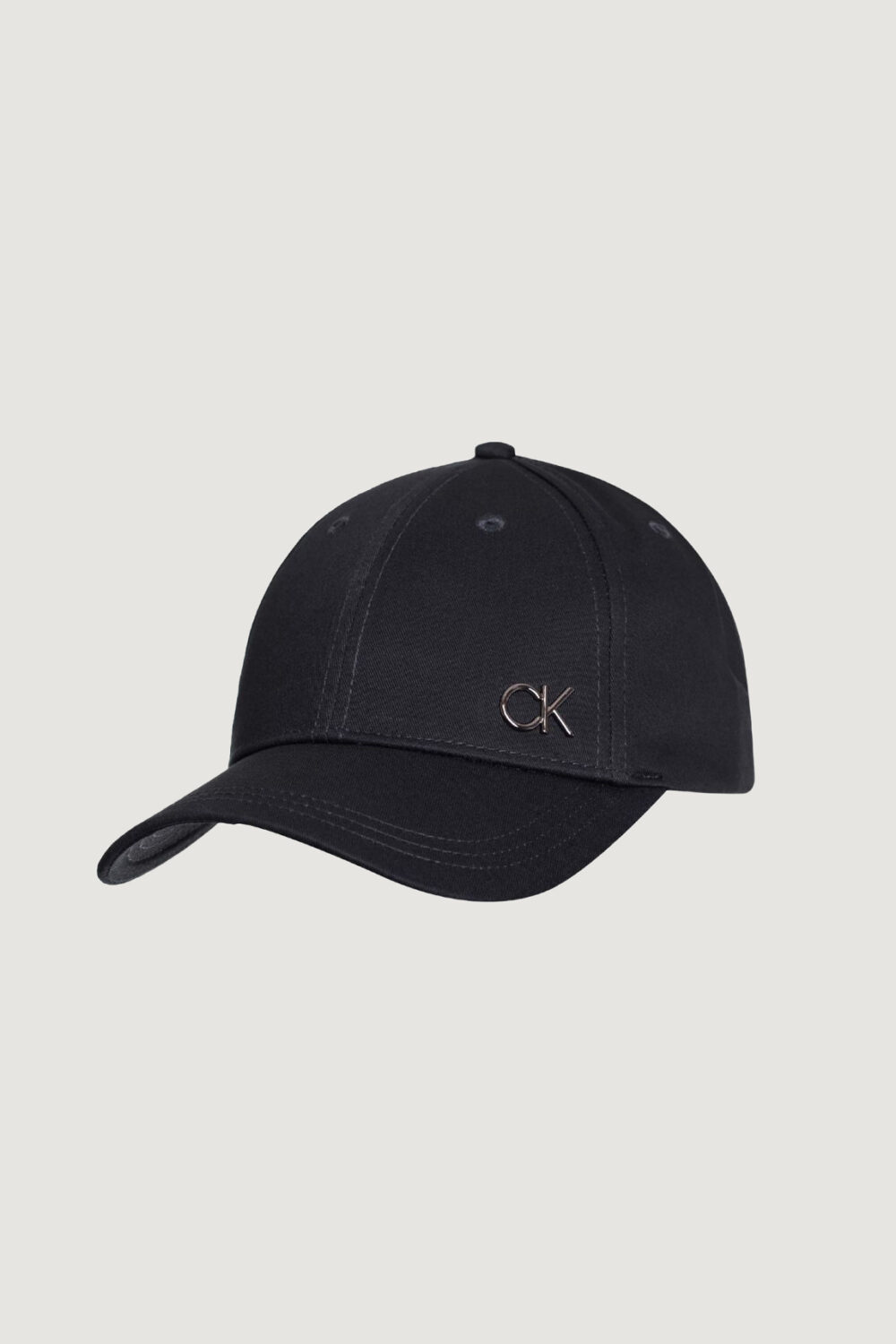 Cappello con visiera Calvin Klein CK BOMBED METAL BB CAP Nero - Foto 1