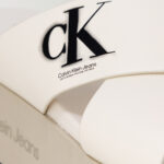 Ciabatte con fascia Calvin Klein Jeans FLATFORM CRISSX LTH Rosa Cipria - Foto 2