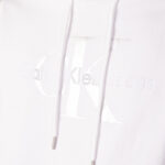 Felpa con cappuccio Calvin Klein Jeans SEASONAL MONOGRAM RE Argento - Foto 2