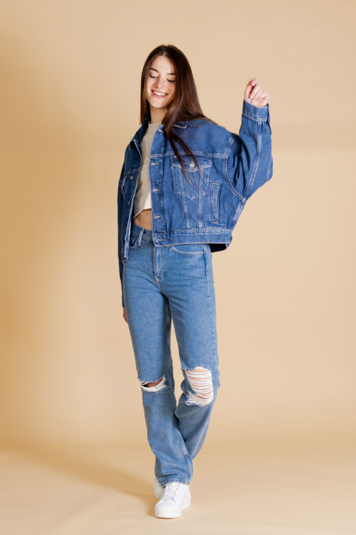 Giacchetto Tommy Hilfiger OVRSZ WIDE SLEEVE JK Denim