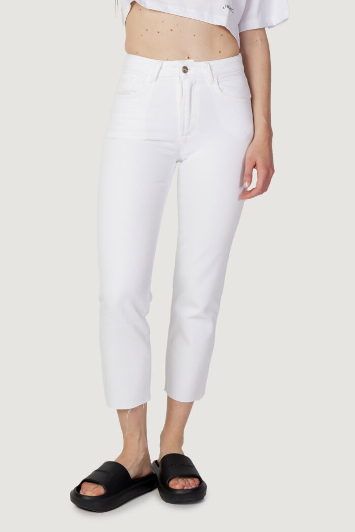 Jeans mom Hinnominate HIGH WAIST MOM Bianco – 104938