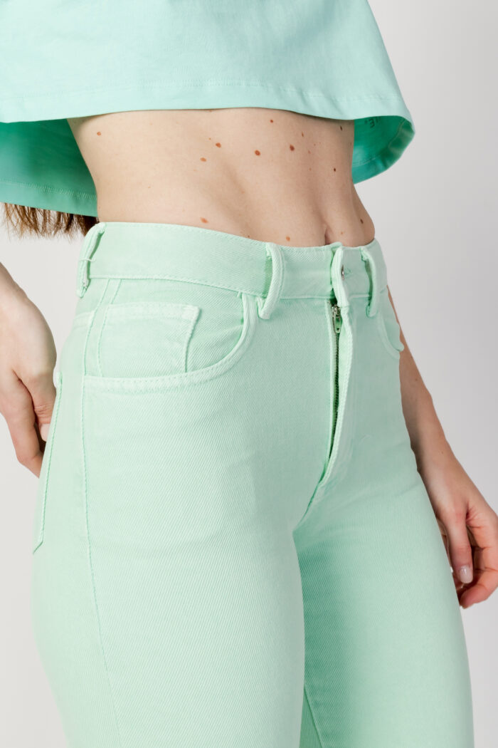 Jeans mom Hinnominate HIGH WAIST MOM Verde ice – 104938