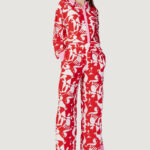 Pantaloni a palazzo Vila Clothes VIKIKKI MAT HW WIDE Rosso - Foto 2