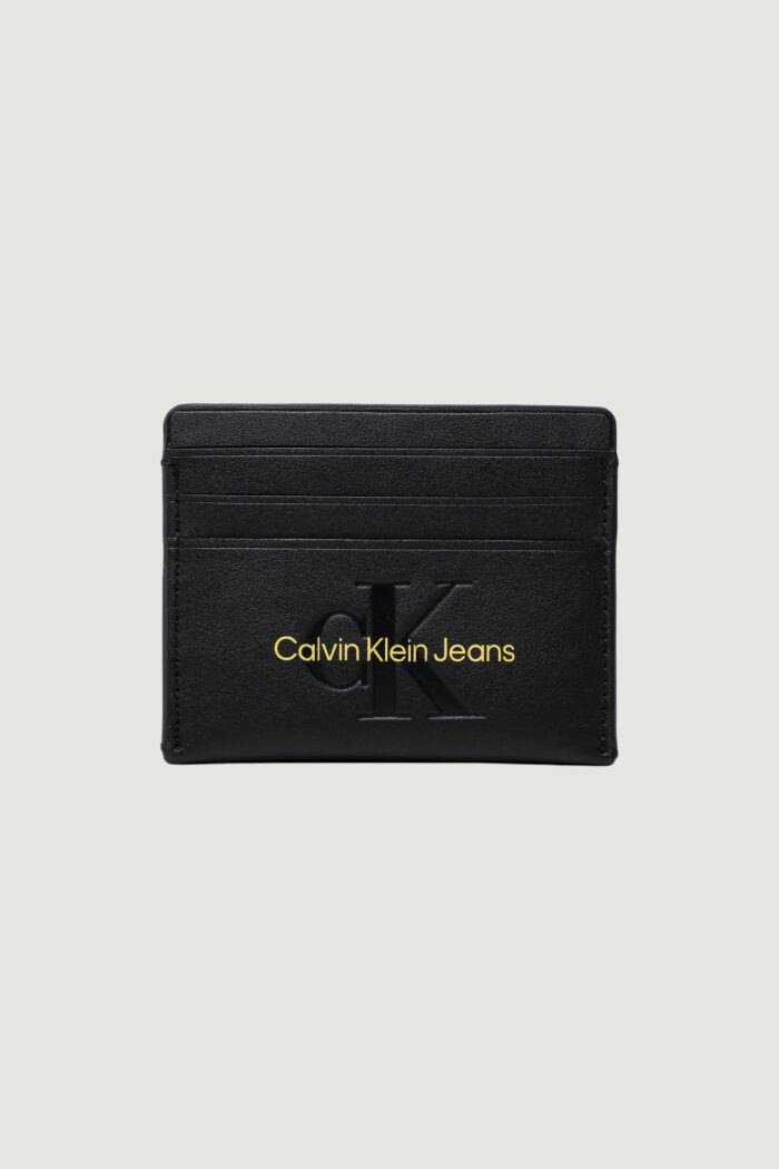 Portacarte Calvin Klein SCULPTED CARDCASE 6CC MONO Nero – 105178
