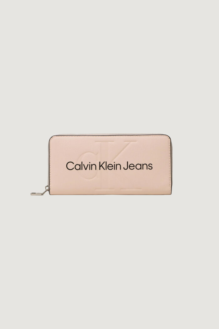 Portafoglio grande Calvin Klein ZIP AROUND Rosa Cipria – 64784