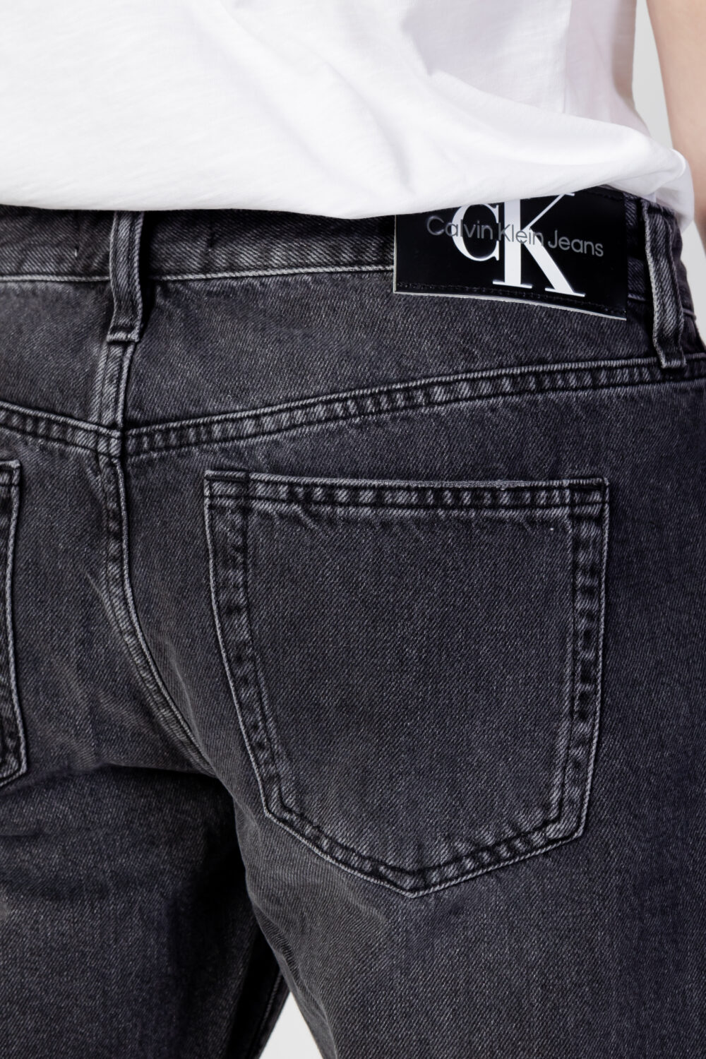 Shorts Calvin Klein Jeans REGULAR SHORT Nero - Foto 5