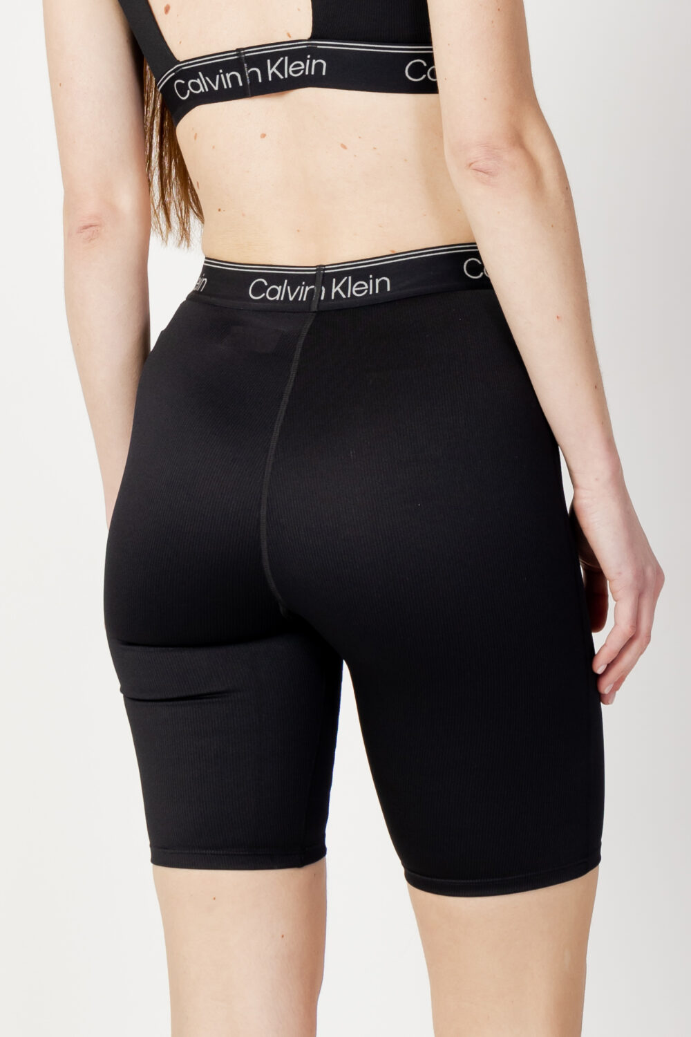 Shorts Calvin Klein Sport Knit Short Nero - Foto 3