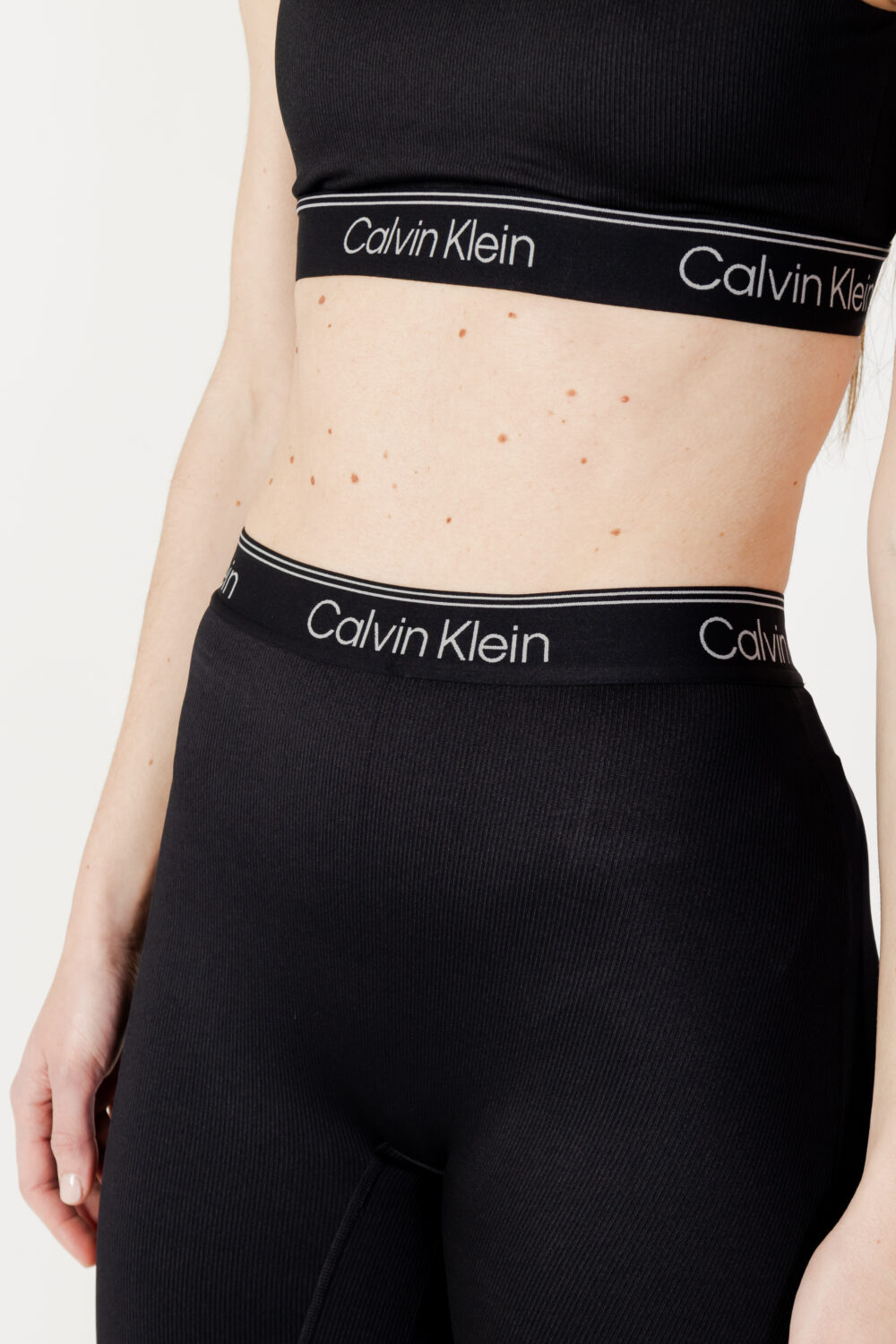 Shorts Calvin Klein Sport Knit Short Nero - Foto 4