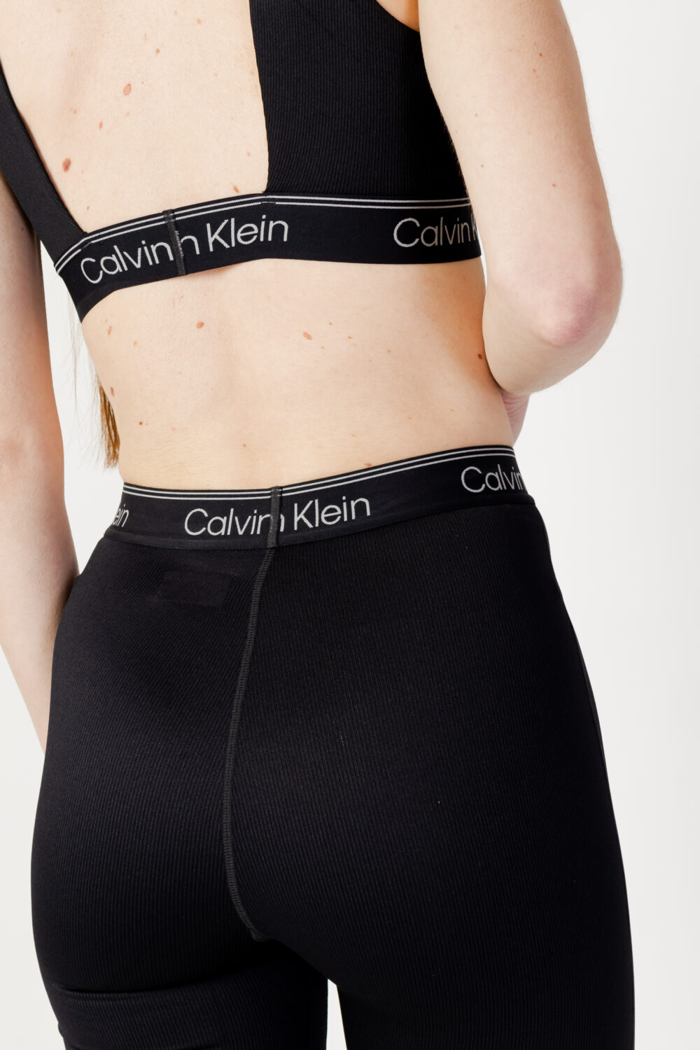 Shorts Calvin Klein Sport Knit Short Nero - Foto 5