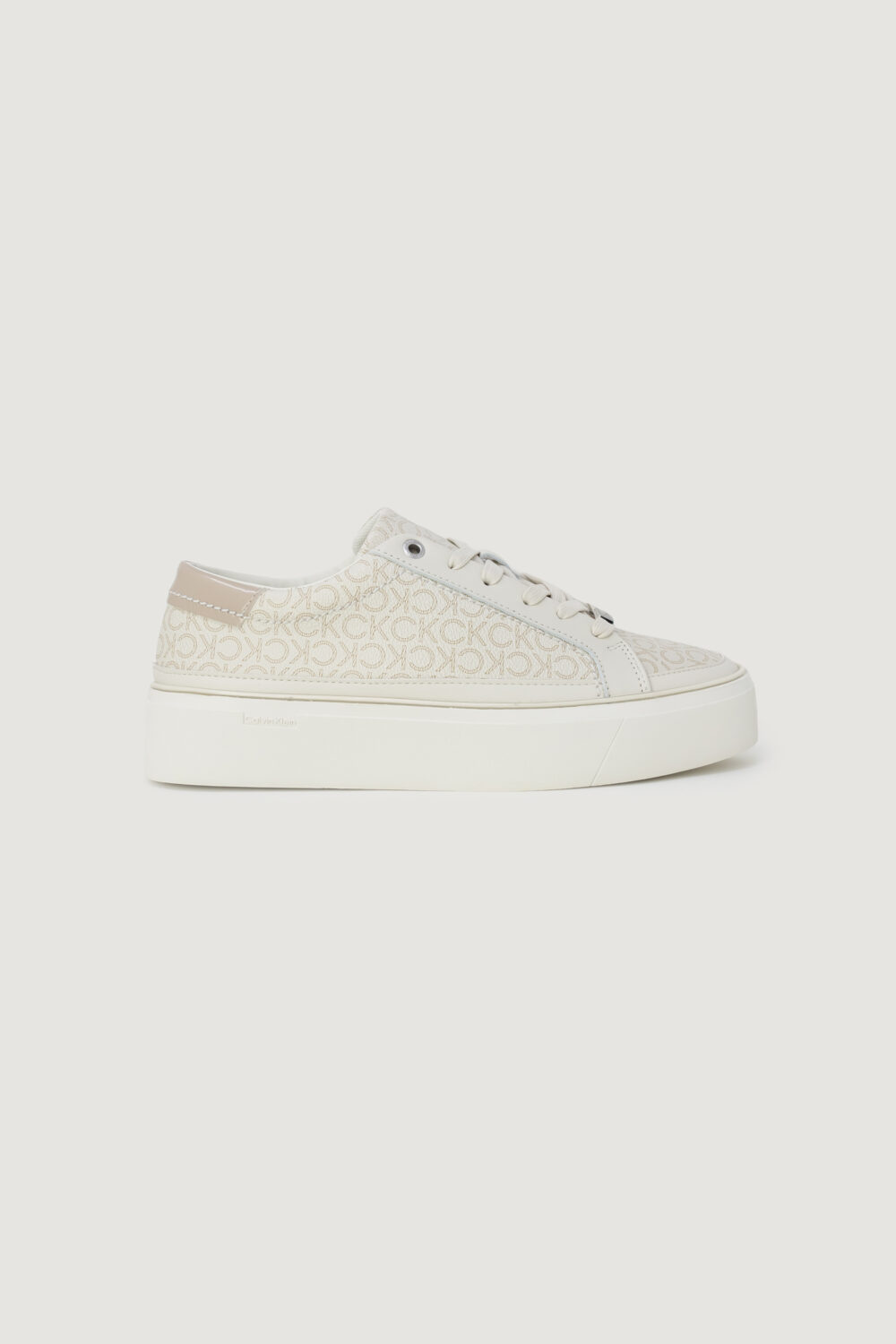 Sneakers Calvin Klein FLATFORM CUPSOLE LAC Beige - Foto 1