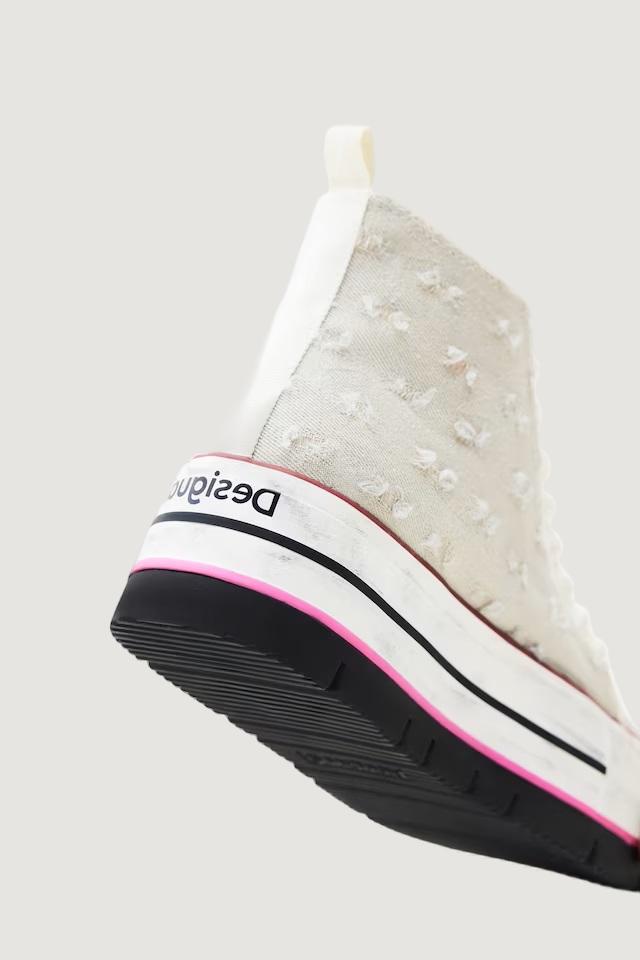 Sneakers Desigual SHOES SNEAKER BOOT MICKEY ARTY Bianco – 103444