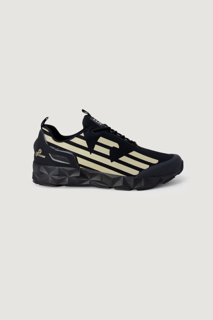 Sneakers Ea7 WOVEN SNEAKER Black gold – 82057