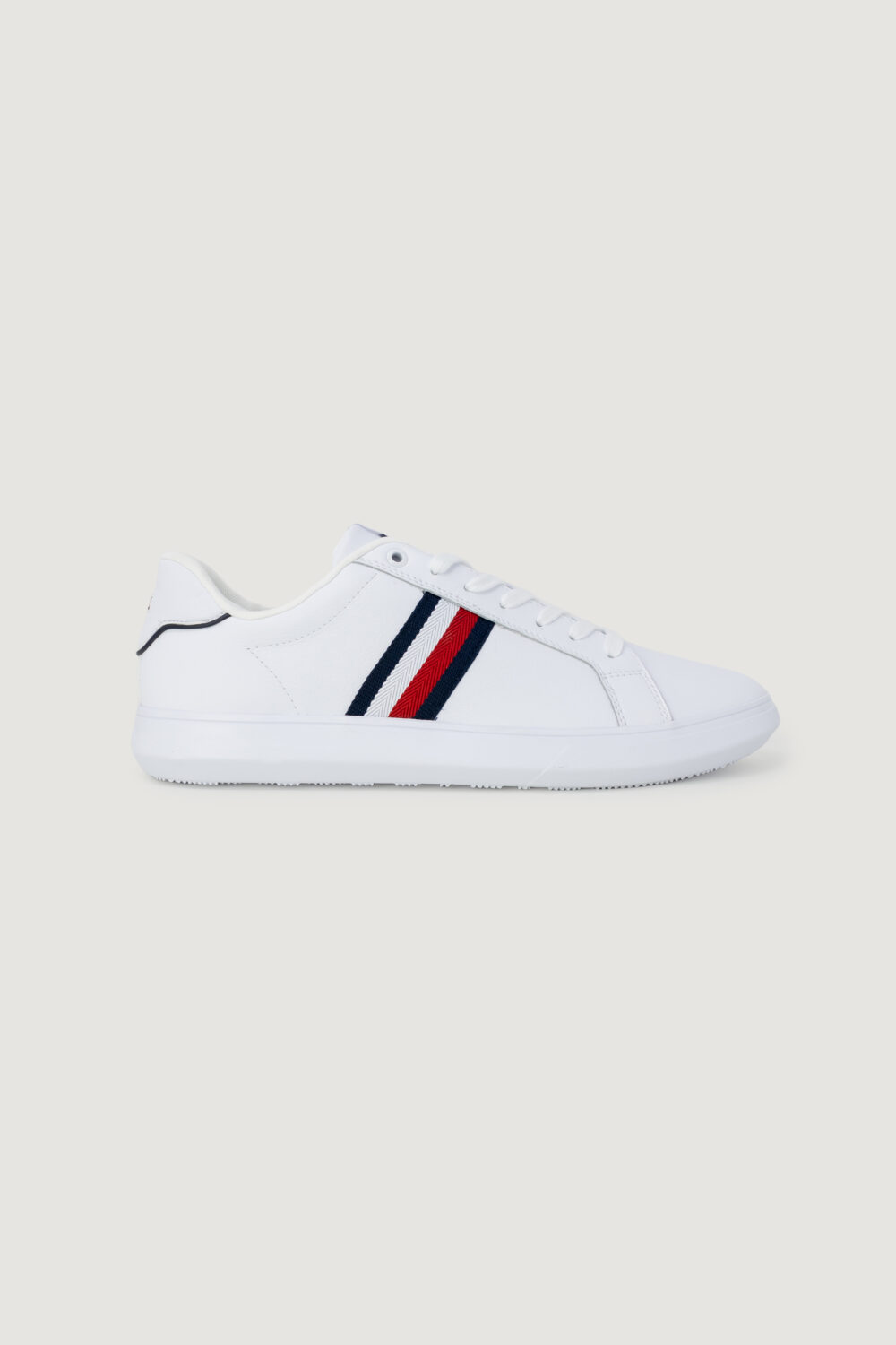 Sneakers Tommy Hilfiger Jeans CORPORATE LEATHER CU Bianco - Foto 1