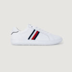 Sneakers Tommy Hilfiger Jeans CORPORATE LEATHER CU Bianco - Foto 1